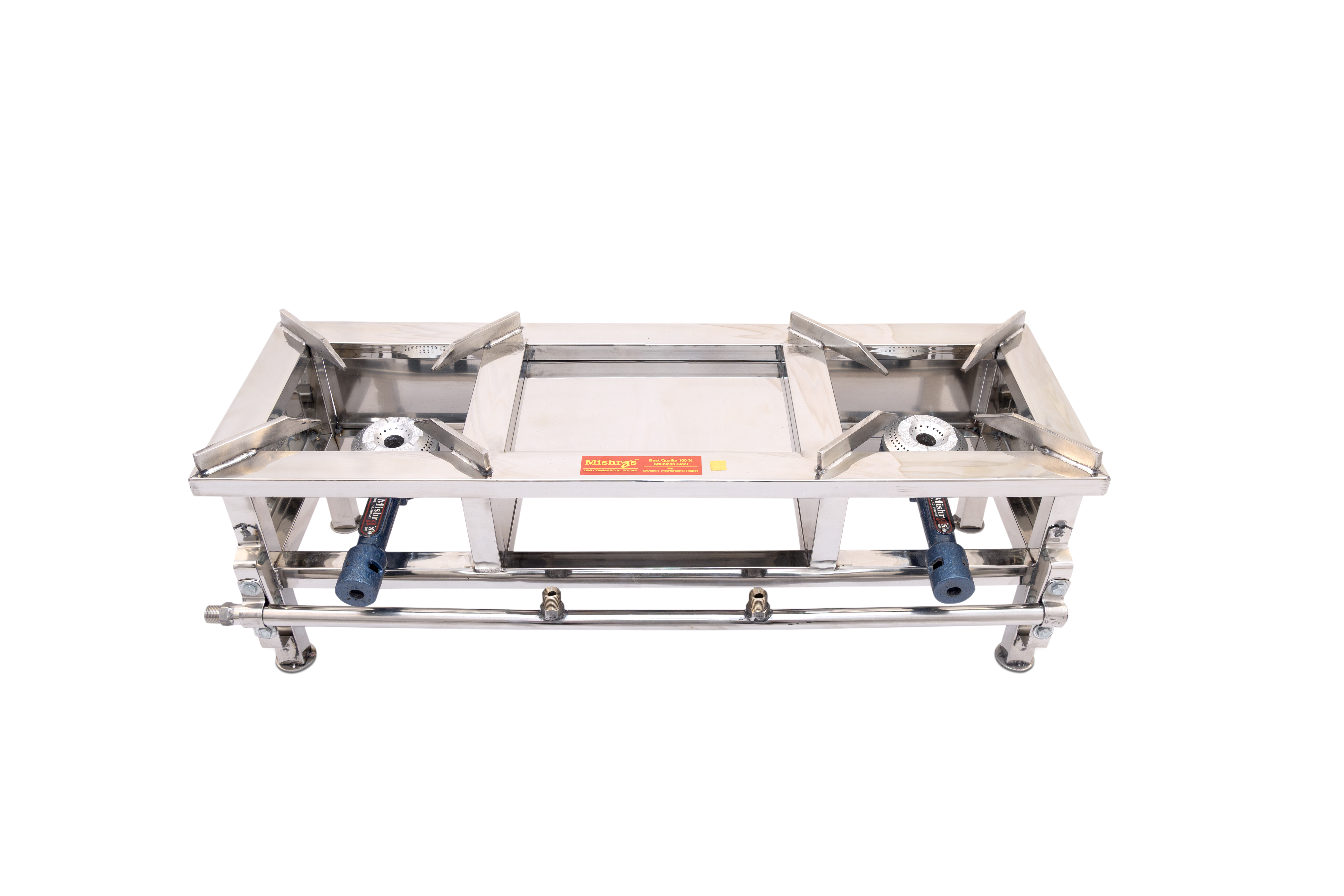 10x30x8 Square Heavy Double Burner Steel Bhatthi